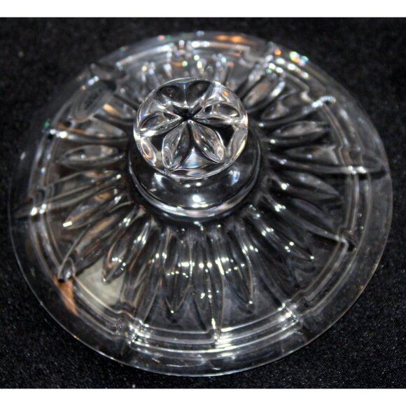 Vtg Gorham King Edward Collection Sugar & Cream Set C455 Glass Lead Crystal Lid - Picture 7 of 12